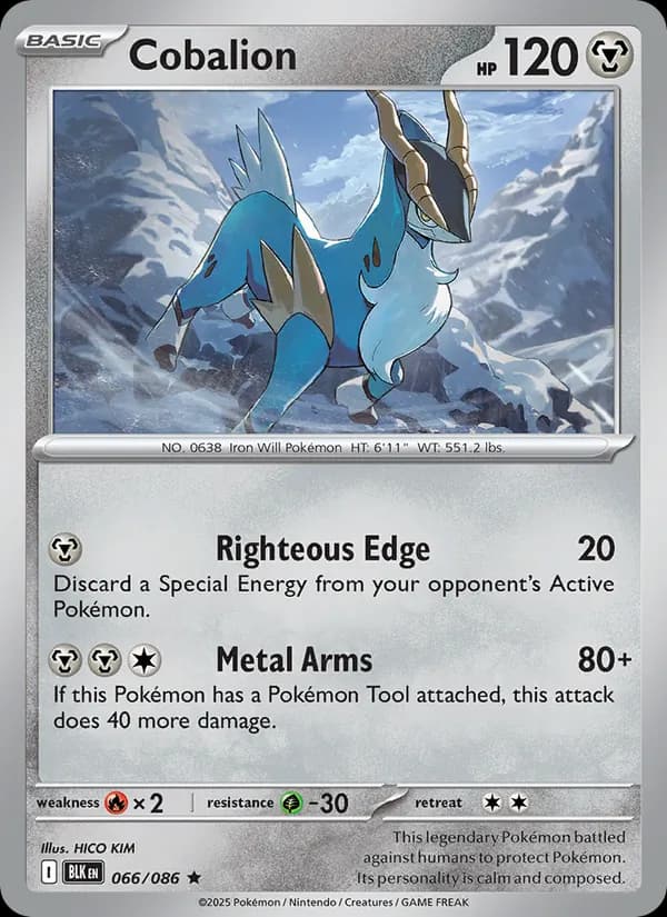 Cobalion – Black Bolt 066