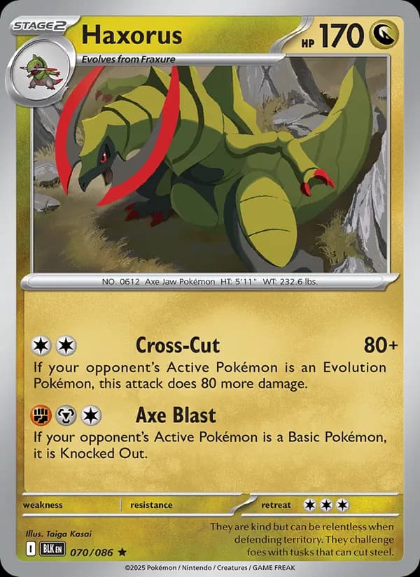 Haxorus – Black Bolt 070