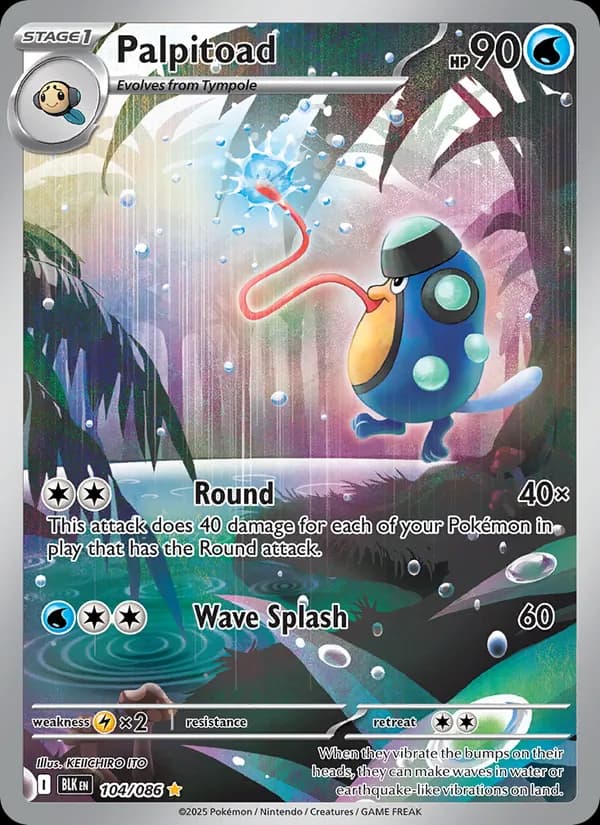 Palpitoad – Black Bolt 104