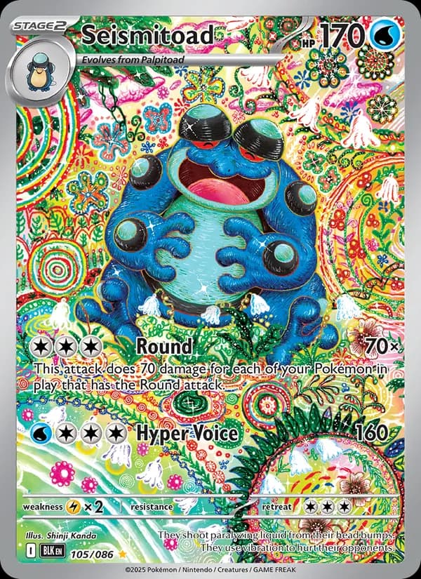 Seismitoad – Black Bolt 105