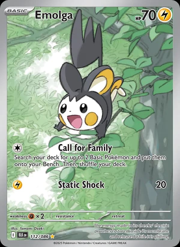 Emolga – Black Bolt 112