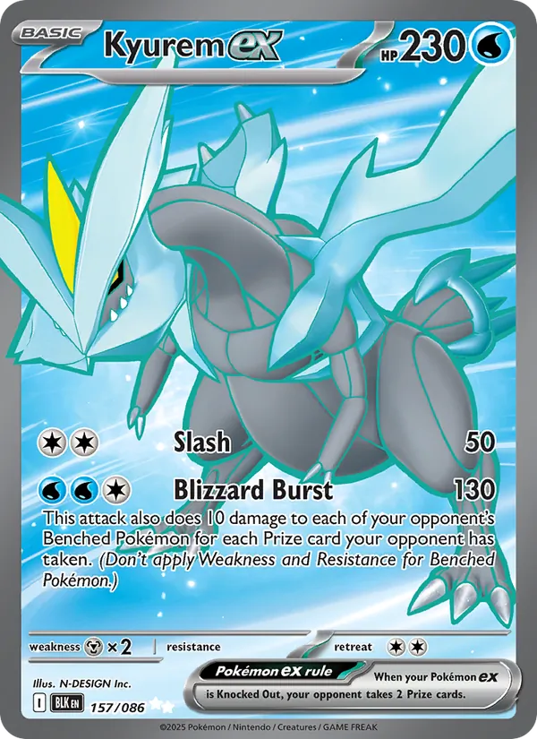 Kyurem ex – Black Bolt 157