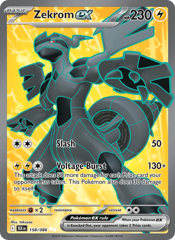 Zekrom ex – Black Bolt 158