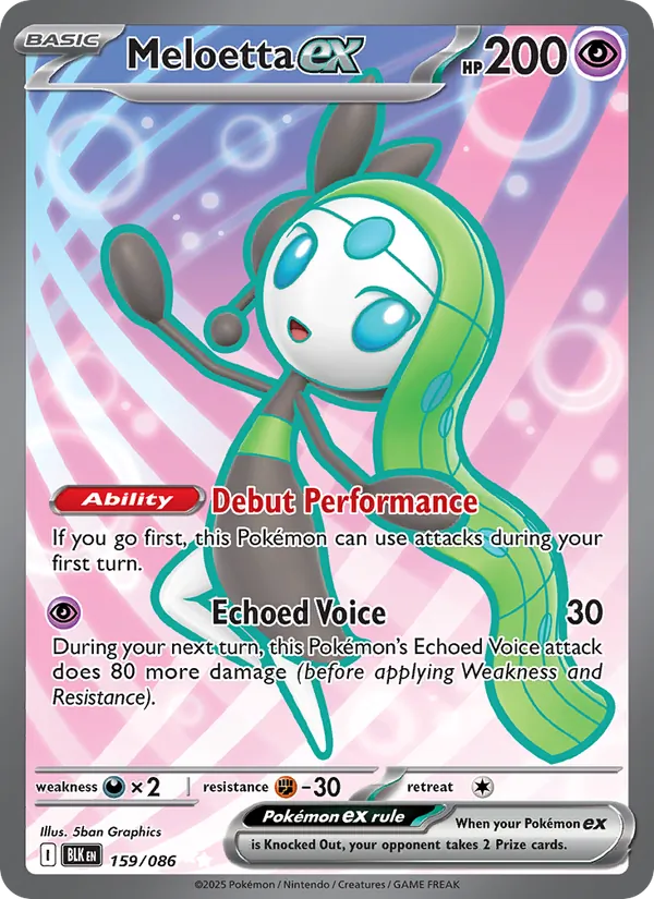 Meloetta ex – Black Bolt 159