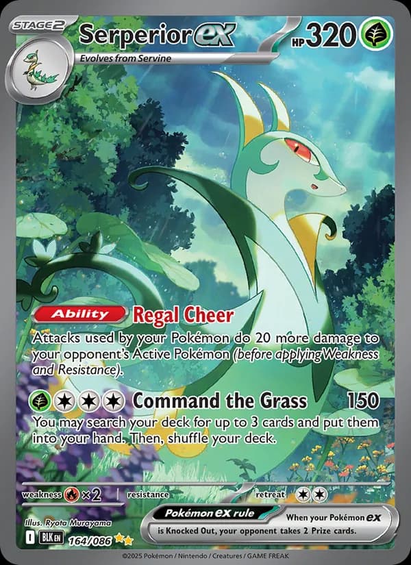 Serperior ex – Black Bolt 164