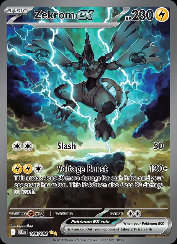 Zekrom ex – Black Bolt 166