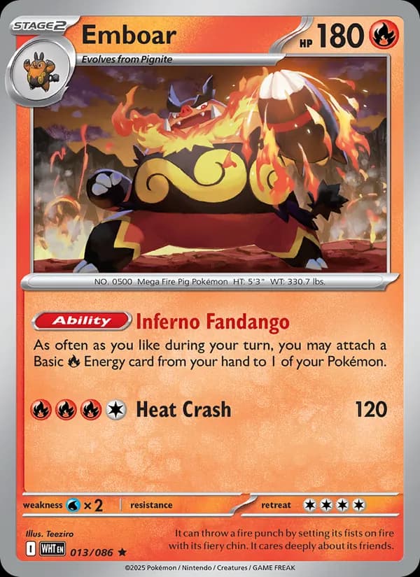 Emboar – White Flare 013