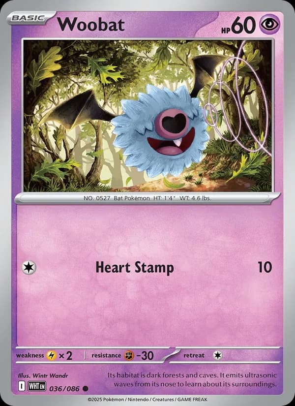 Woobat – White Flare 036