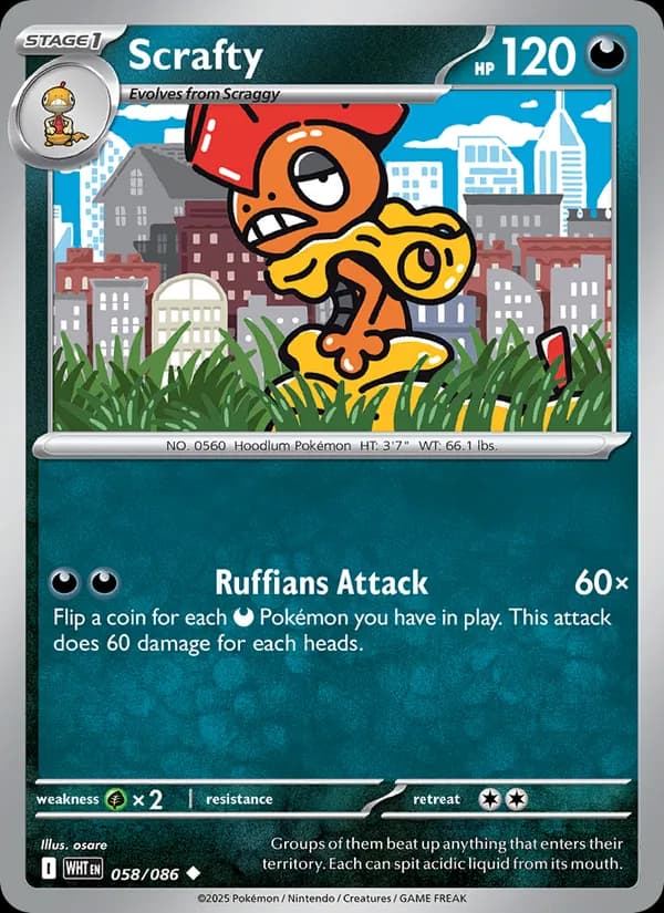 Scrafty – White Flare 058