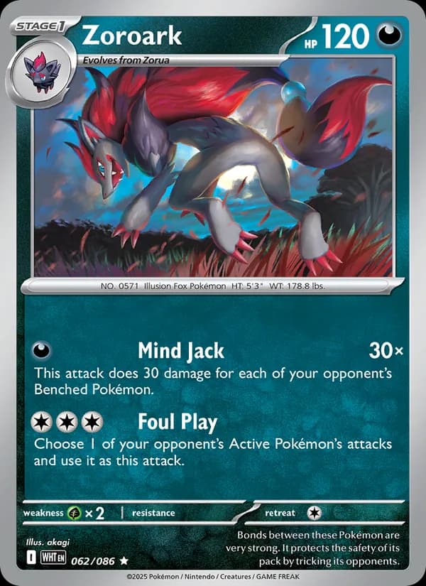 Zoroark – White Flare 062