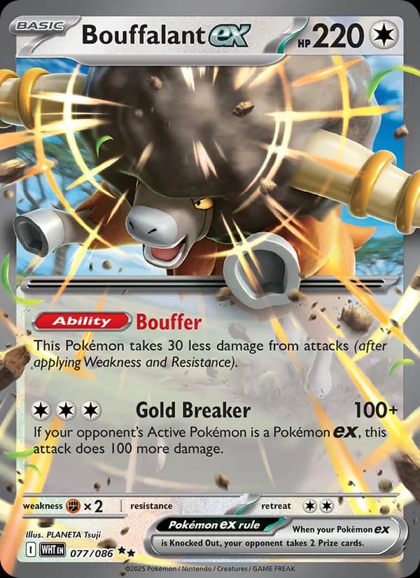 Bouffalant ex – White Flare 077