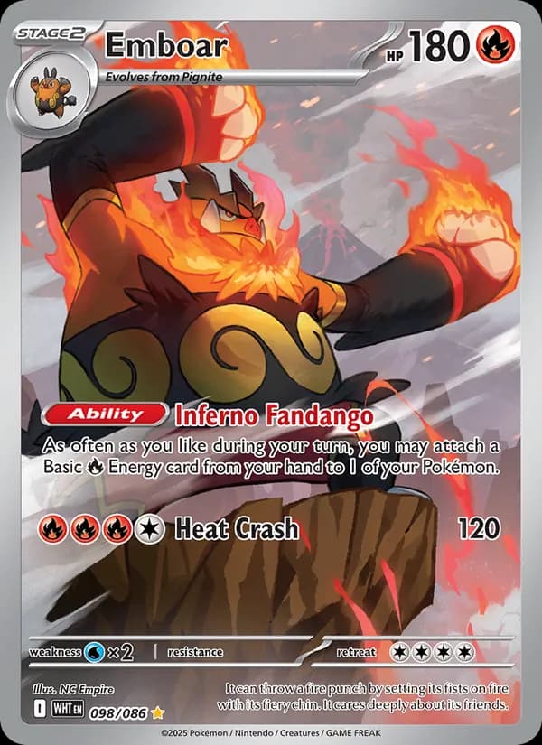 Emboar – White Flare 098