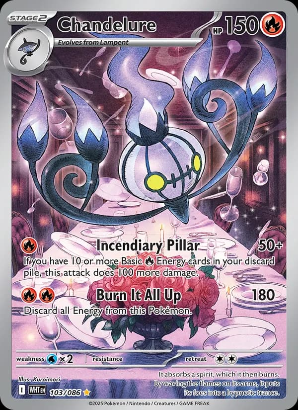 Chandelure – White Flare 103