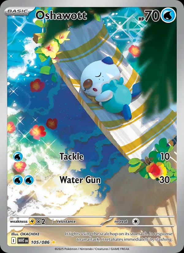 Oshawott – White Flare 105