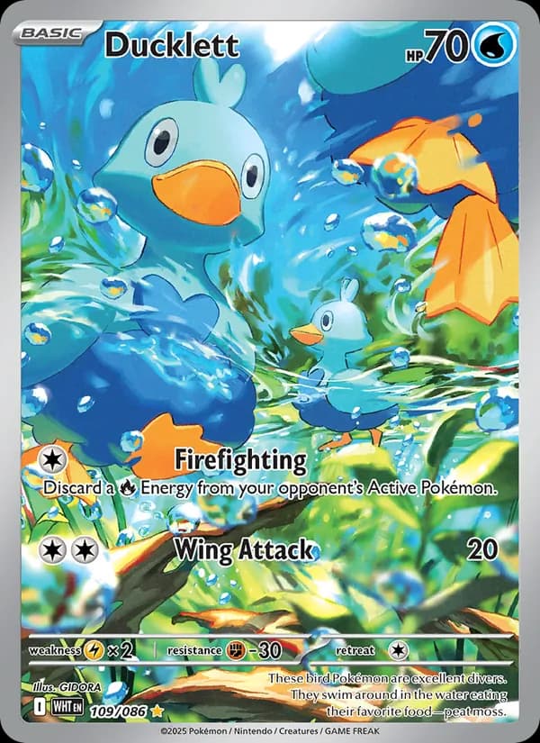 Ducklett – White Flare 109