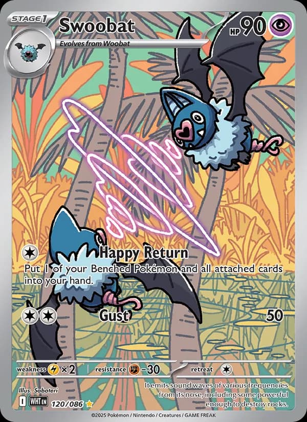 Swoobat – White Flare 120