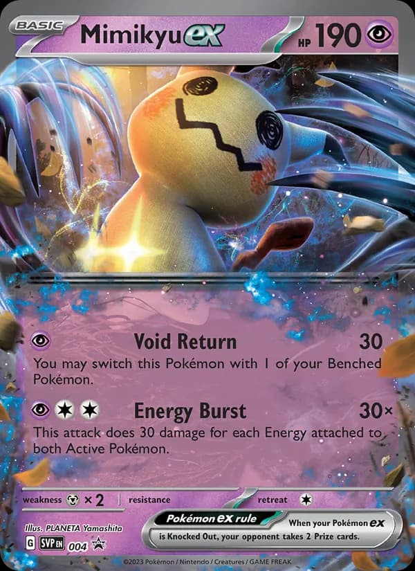 Mimikyu ex – SVP Black Star Promos 004