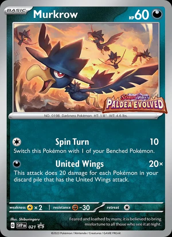 Murkrow – SVP Black Star Promos 021