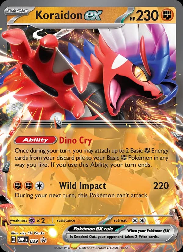 Koraidon ex – SVP Black Star Promos 029