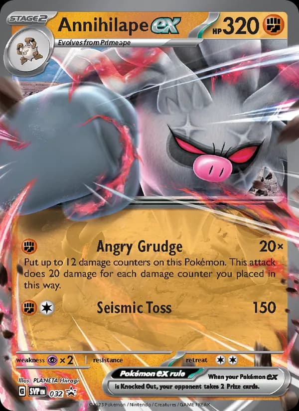 Annihilape ex – SVP Black Star Promos 032
