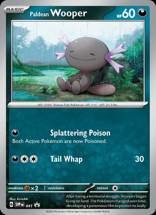 Paldean Wooper – SVP Black Star Promos 041