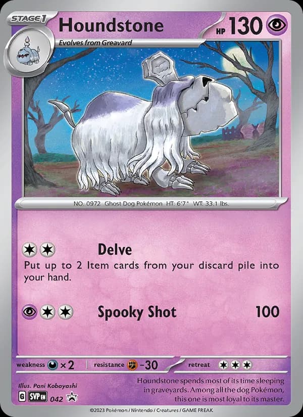 Houndstone – SVP Black Star Promos 042