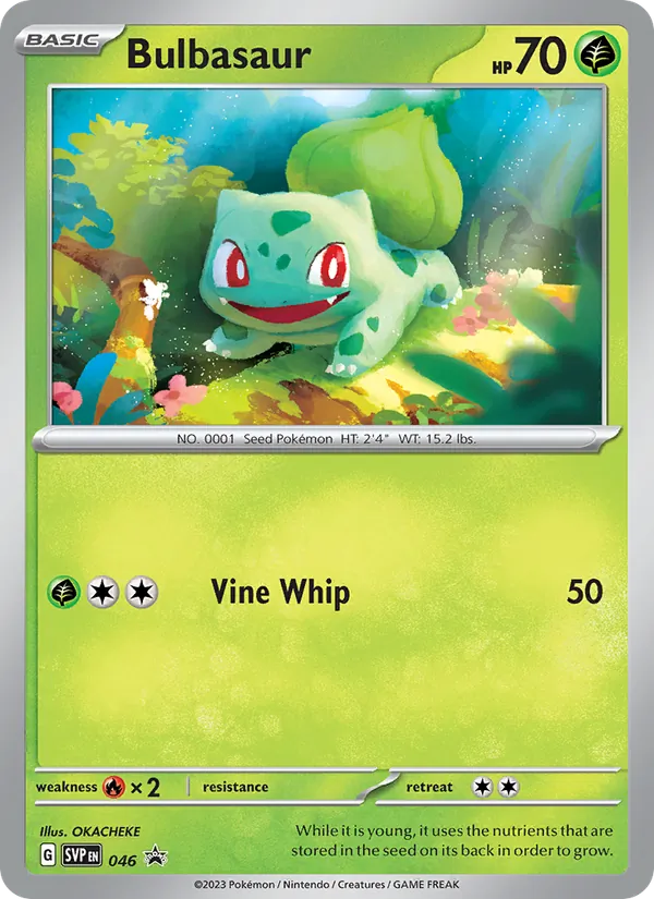 Bulbasaur – SVP Black Star Promos 046