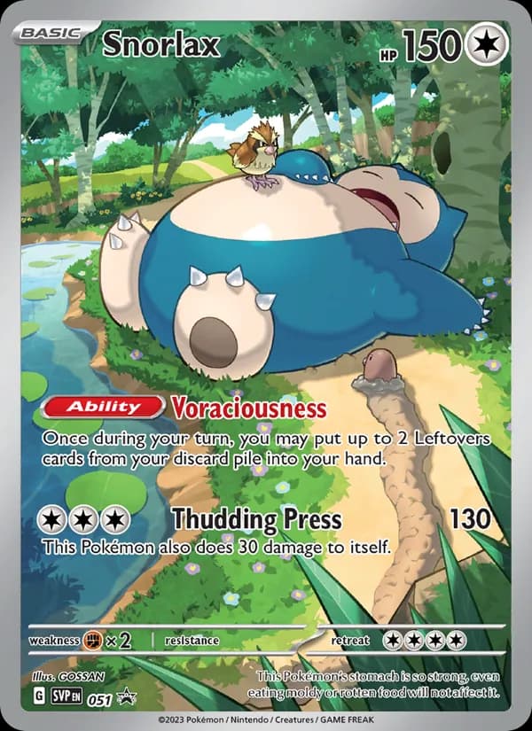 Snorlax – SVP Black Star Promos 051