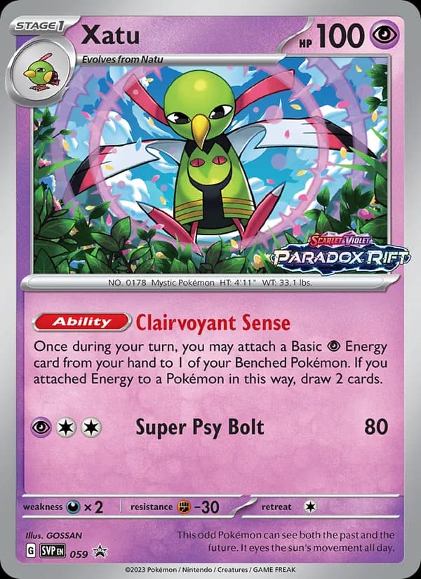 Xatu – SVP Black Star Promos 059