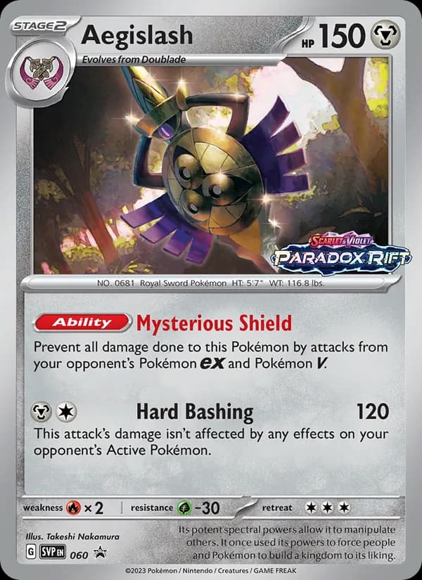 Aegislash – SVP Black Star Promos 060