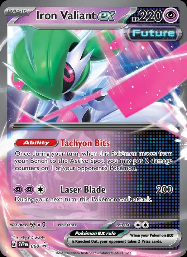 Iron Valiant ex – SVP Black Star Promos 068