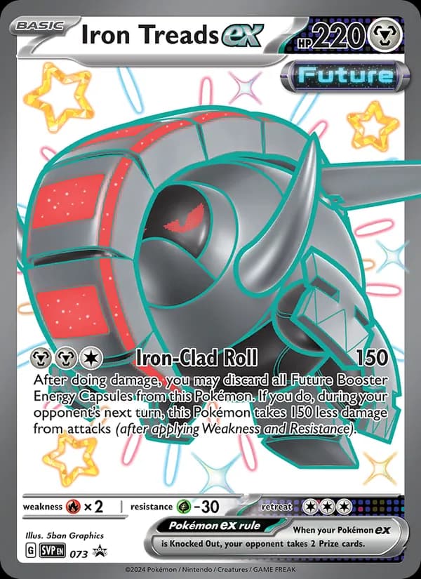Iron Treads ex – SVP Black Star Promos 073