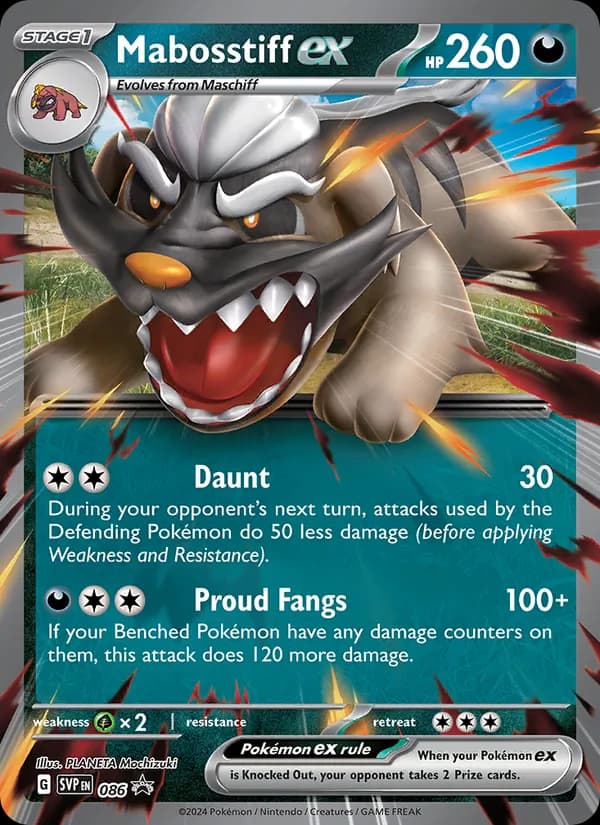 Mabosstiff ex – SVP Black Star Promos 086