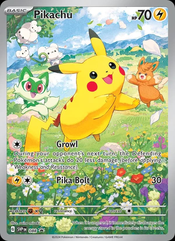 Pikachu – SVP Black Star Promos 088