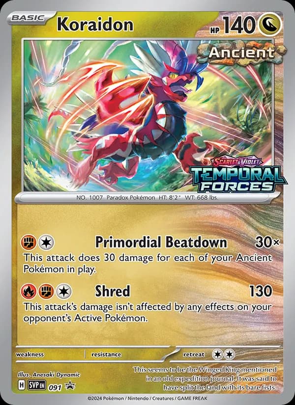 Koraidon – SVP Black Star Promos 091