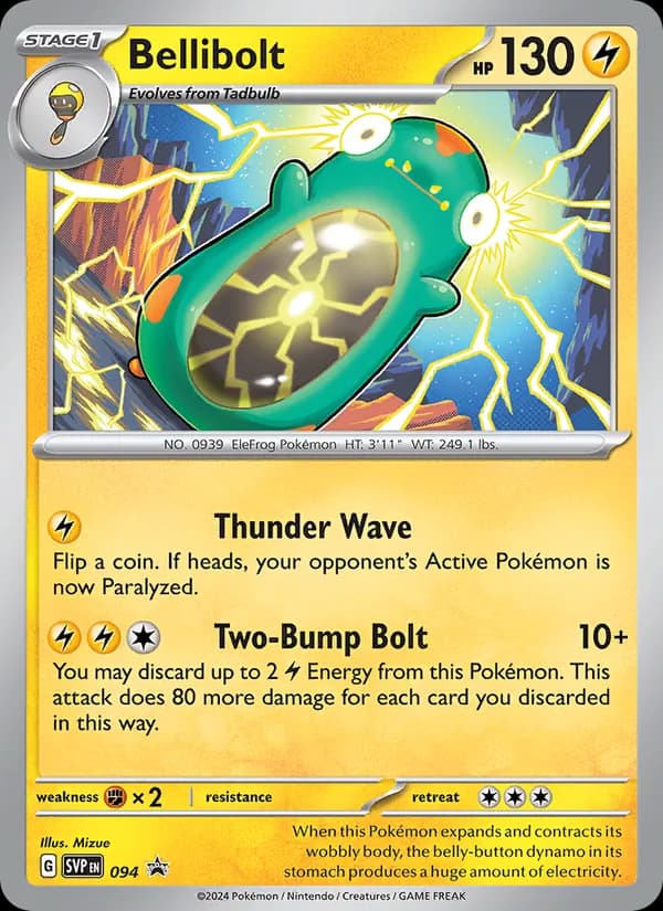 Bellibolt – SVP Black Star Promos 094