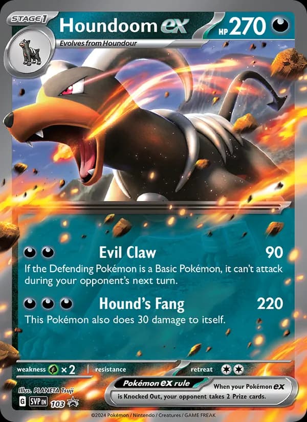 Houndoom ex – SVP Black Star Promos 103