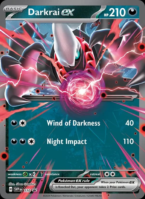 Darkrai ex – SVP Black Star Promos 110