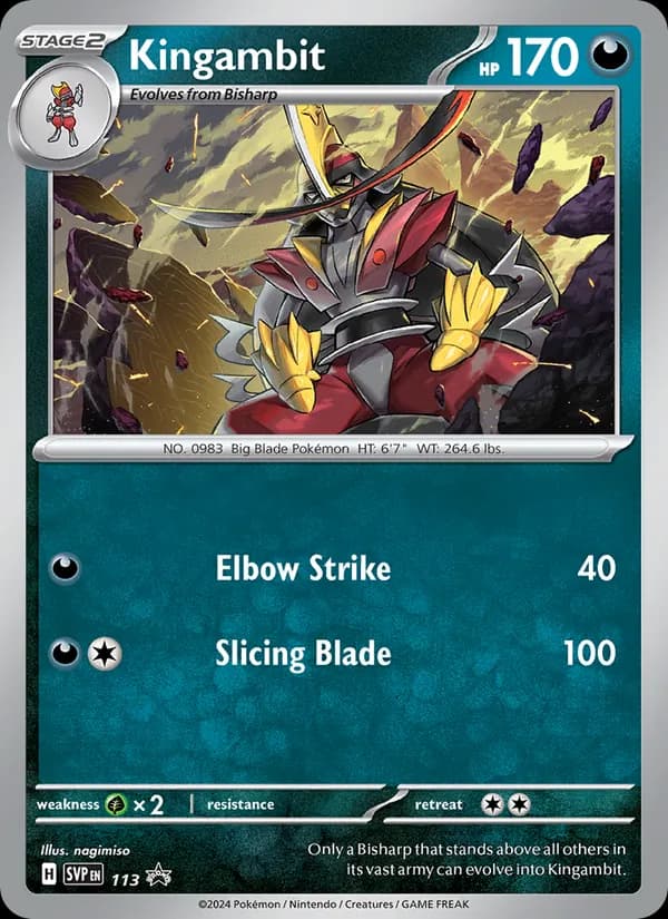Kingambit – SVP Black Star Promos 113