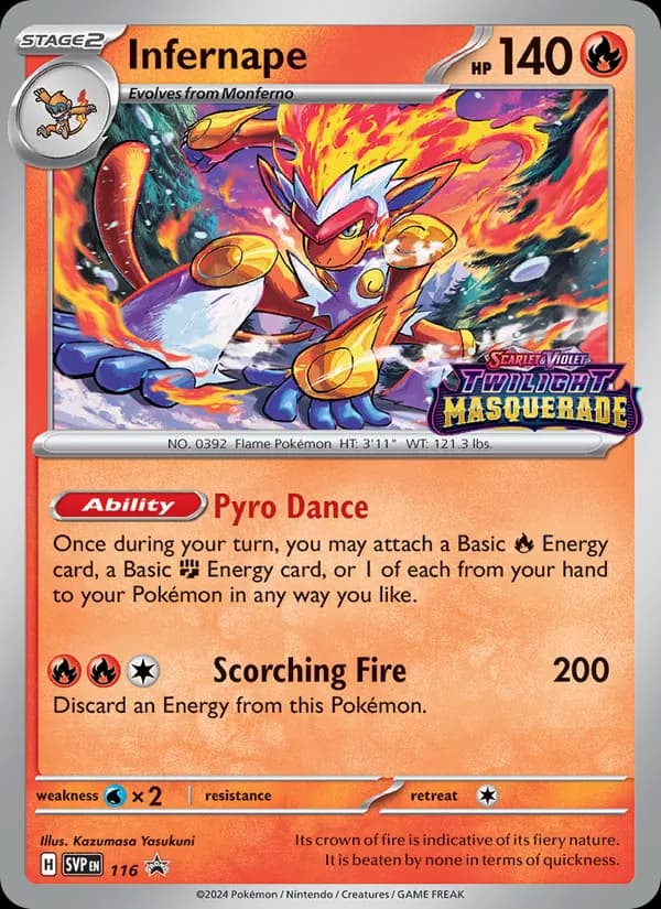 Infernape – SVP Black Star Promos 116