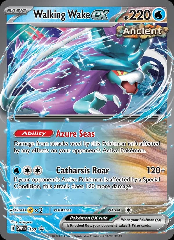 Walking Wake ex – SVP Black Star Promos 127