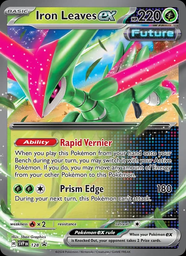 Iron Leaves ex – SVP Black Star Promos 128