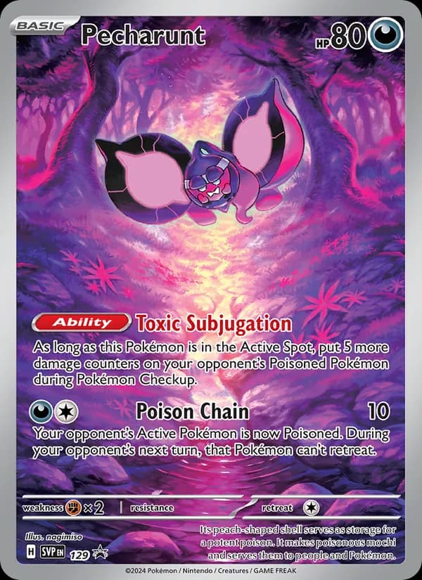 Pecharunt – SVP Black Star Promos 129