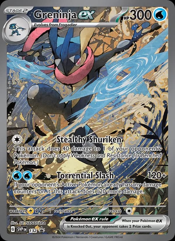 Greninja ex – SVP Black Star Promos 132
