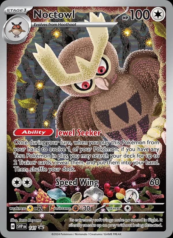 Noctowl – SVP Black Star Promos 141
