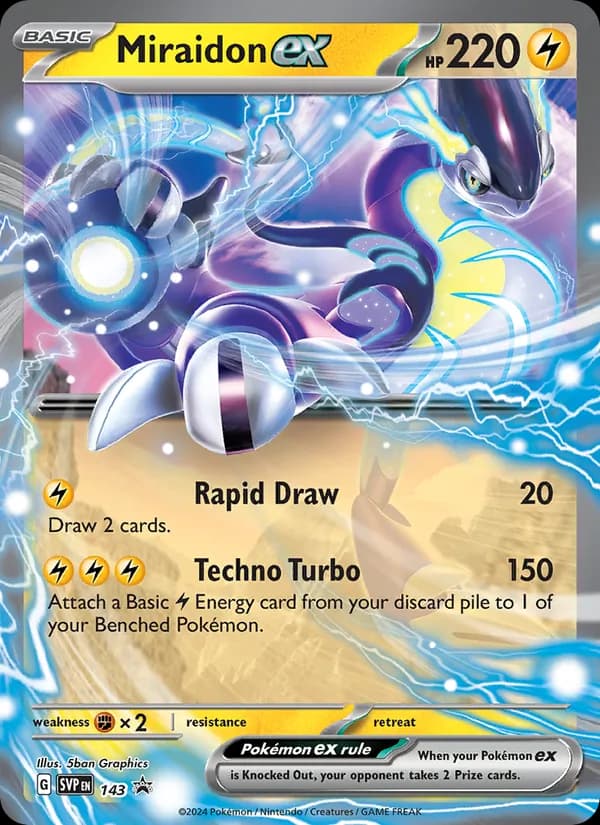 Miraidon ex – SVP Black Star Promos 143