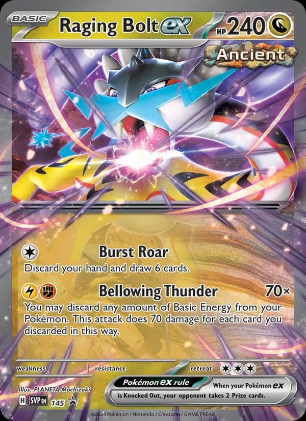 Raging Bolt ex – SVP Black Star Promos 145