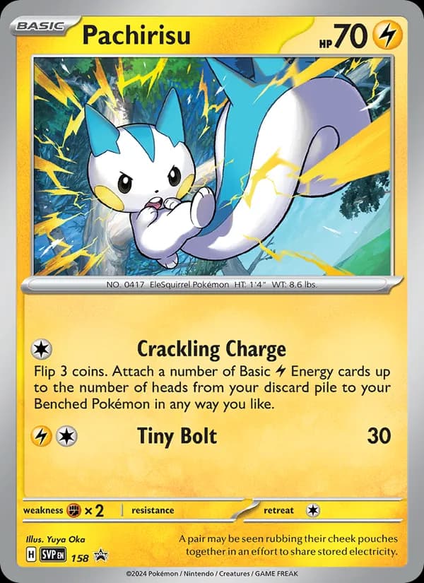 Pachirisu – SVP Black Star Promos 158
