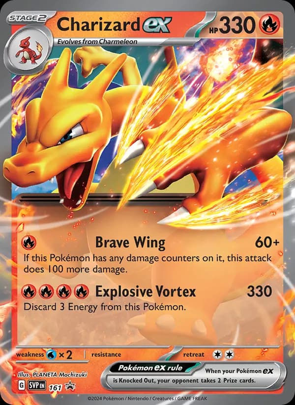 Charizard ex – SVP Black Star Promos 161