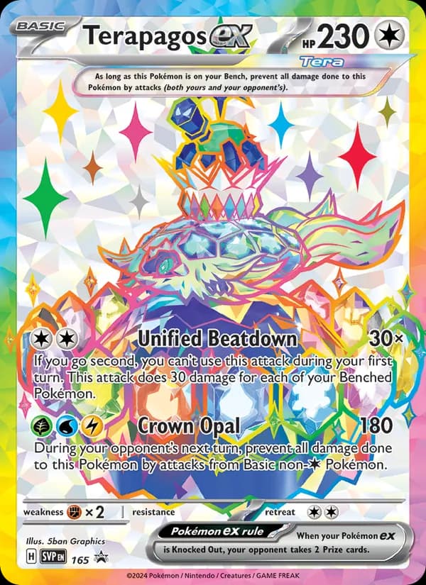 Terapagos ex – SVP Black Star Promos 165